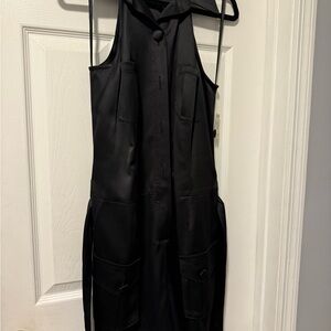 Mystic Black Backless Shorts with Pockets